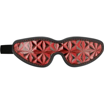 Masque BDSM Fetish Submissive Cuir Végan Rouge - Begme