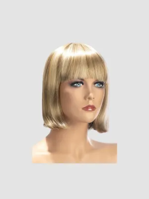 Perruque Carré Frange Sophie Blonde Méchée