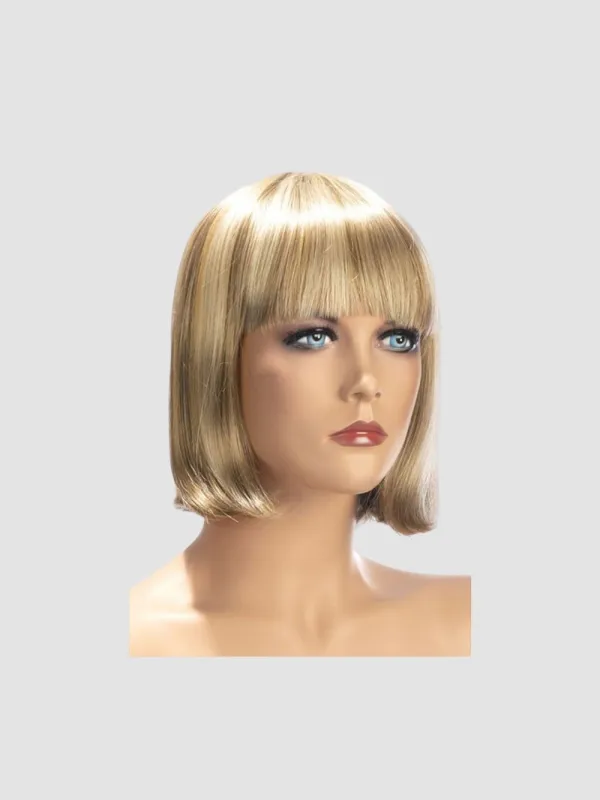 Perruque Carré Frange Sophie Blonde Méchée