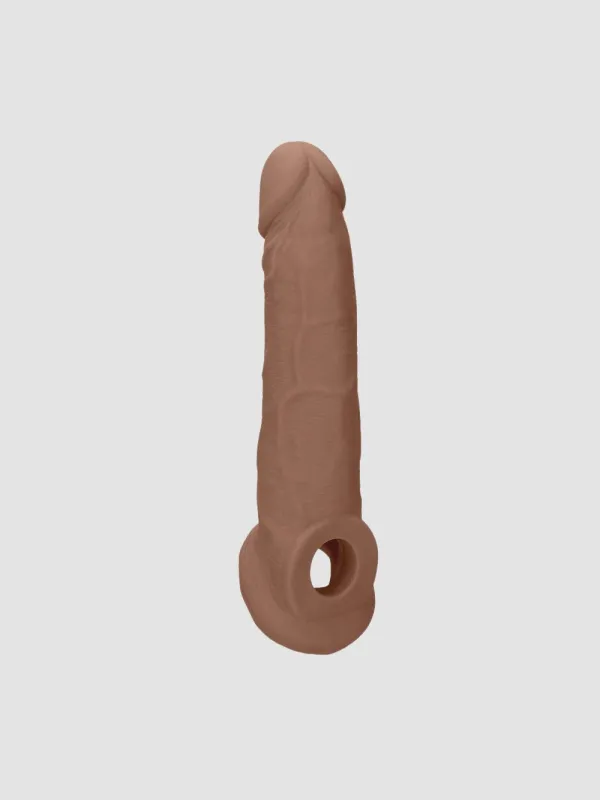 Gaine à pénis avec ballstrap SKIN 22,9 cm