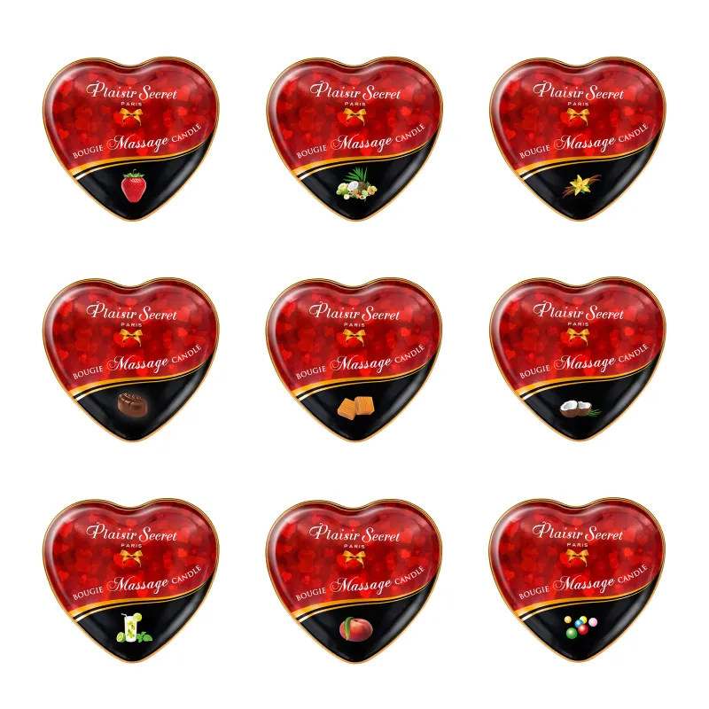 Mini Bougie de Massage Coeur