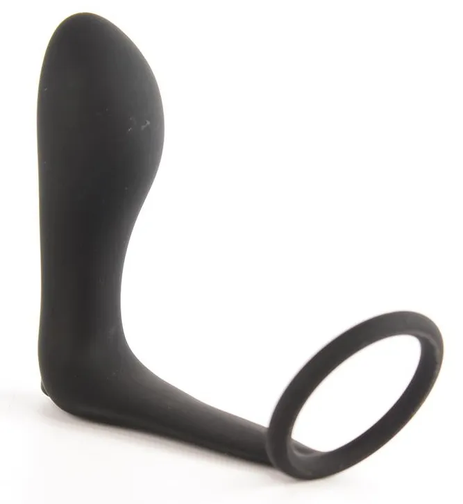 Plug Vibrant avec Cockring ANSEL 9 x 3 cm - Anneau 36mm