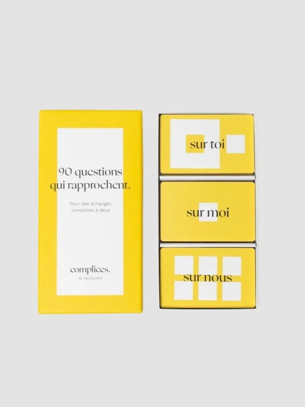 Jeu de cartes pour couple 90 questions qui rapprochent