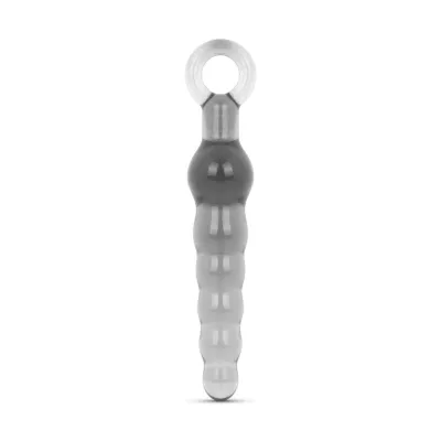 Perles Anales avec Boucle - Noir