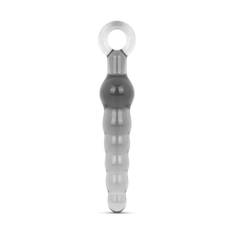 Perles Anales avec Boucle - Noir