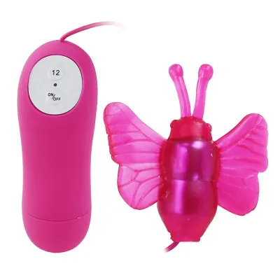 Stimulateur Clitoridien Mini Vibro Papillon Lilas - Baile