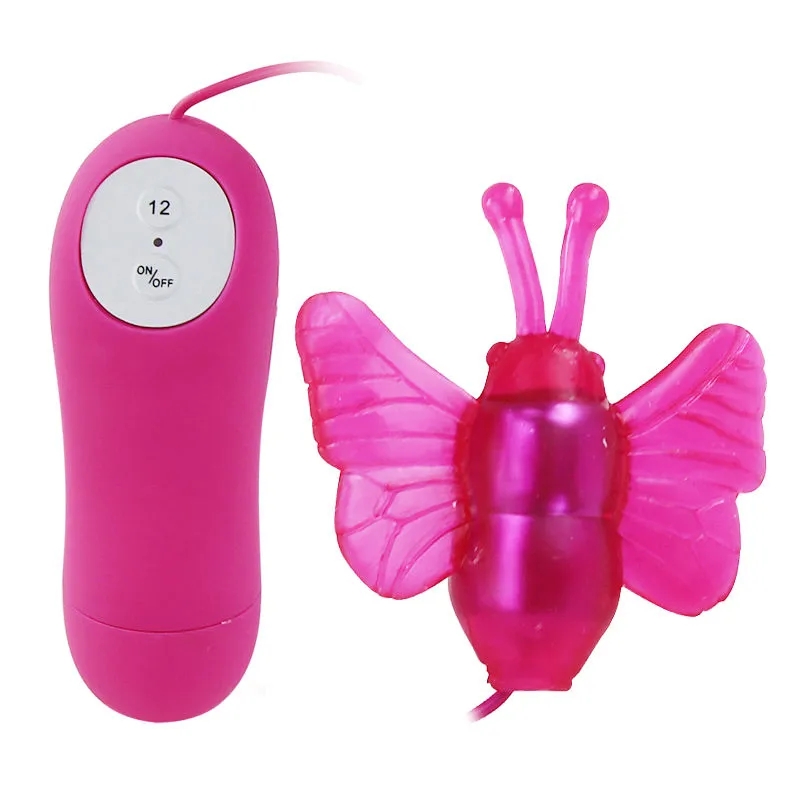Stimulateur Clitoridien Mini Vibro Papillon Lilas - Baile