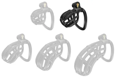 Cage de Chasteté NEXIA M 6.5 x 3.1cm Noire