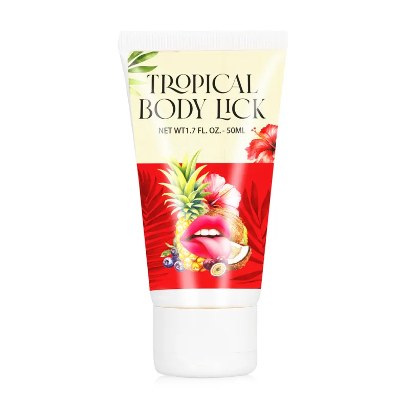 Gel Corporel Comestible Saveur Tropicale 50 ml