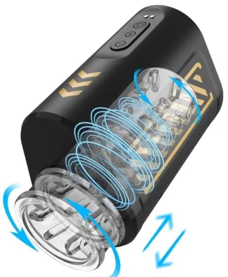 Masturbateur automatique WARNY Va-et-Vient et Rotations