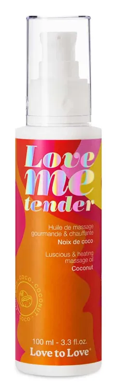 Huile de massage LOVE ME TENDER Noix de Coco 100ml