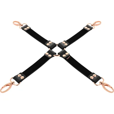 Connecteur hogtie en X Coquette Chic Desire noir - Fantasy