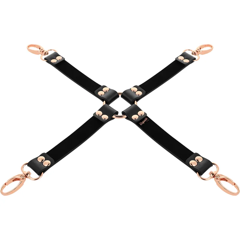 Connecteur hogtie en X Coquette Chic Desire noir - Fantasy
