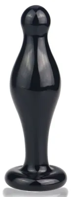 Plug en verre PAWLO 9.5 x 3.3cm Noir