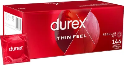 Préservatifs Durex Thin Feel - 144 pièces