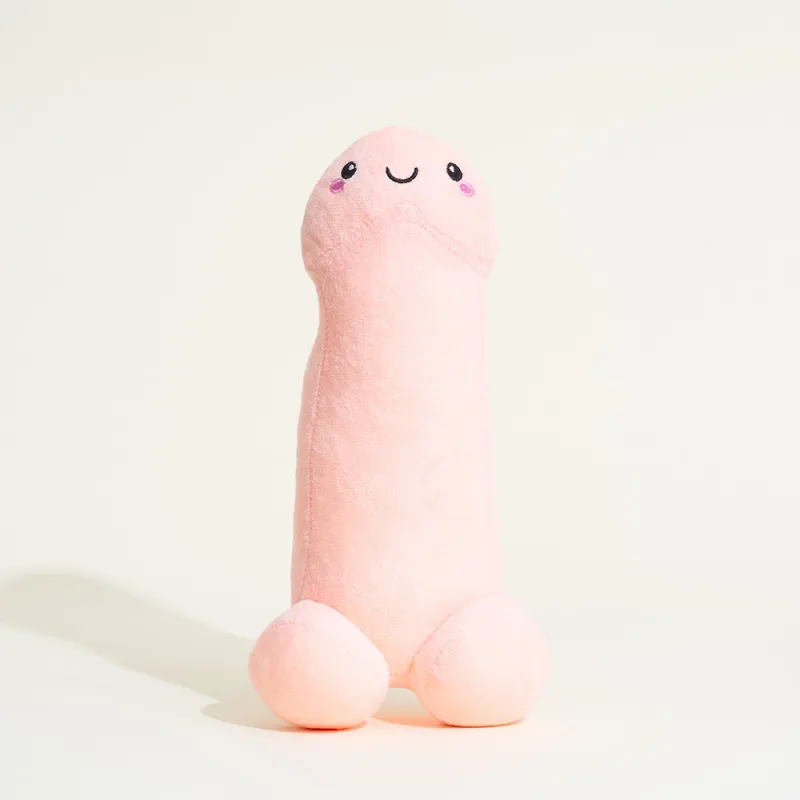 Peluche zizi - 13,5cm Rose pâle