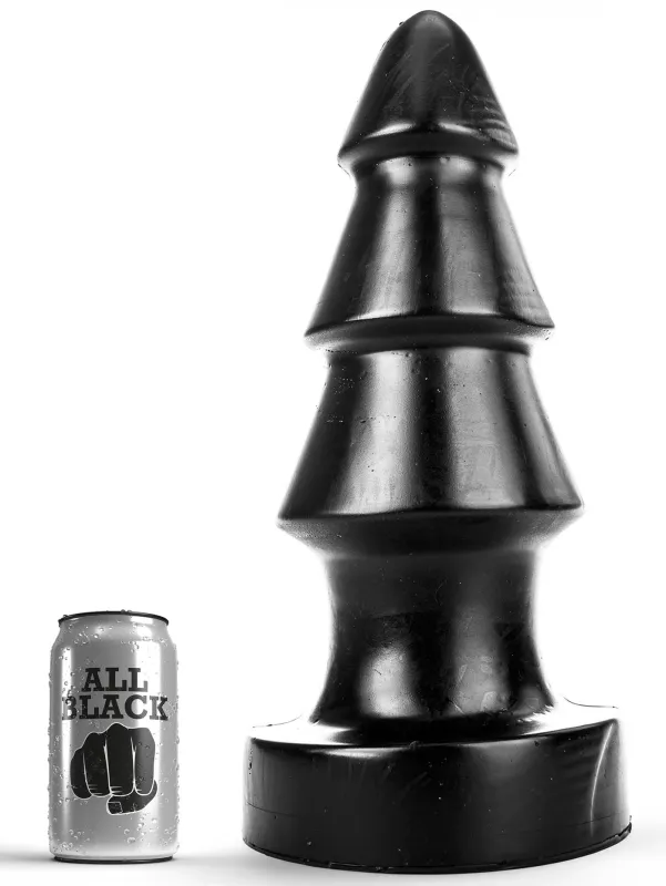 Plug anal XXL AB57 TURBINE All Black 36 x 15cm