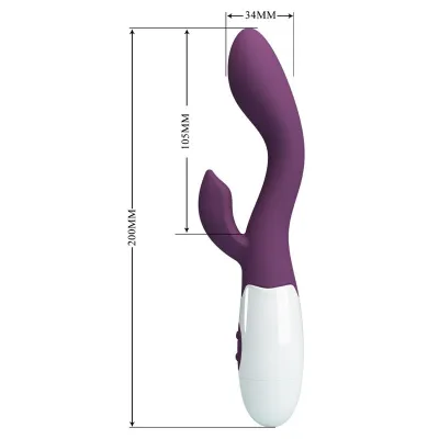 Vibromasseur Rabbit Brighty Spot G Violet - Pretty Love