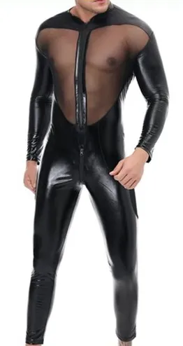 Combinaison intégrale Tulle et Fetish Noire