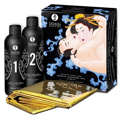 Coffret de masage Corps à corps - FRUITS EXOTIQUES 200 ml