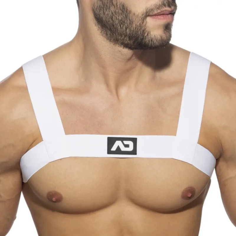 Harnais Élastique AD FETISH Basic Blanc