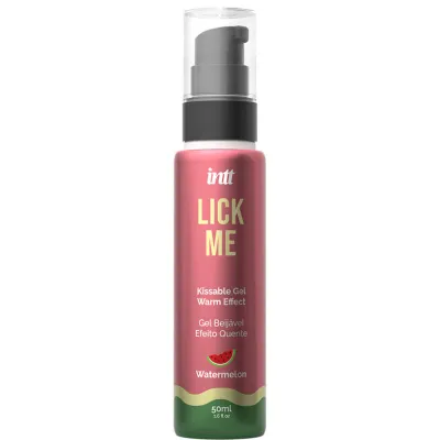 Gel Comestible Chauffant Lick Me Pastèque 50ml - Intt