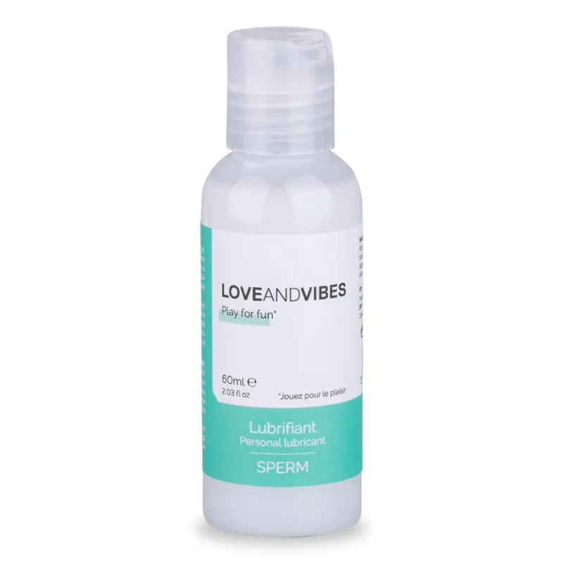 Lubrifiant LOVE AND VIBES effet sperme 60ml