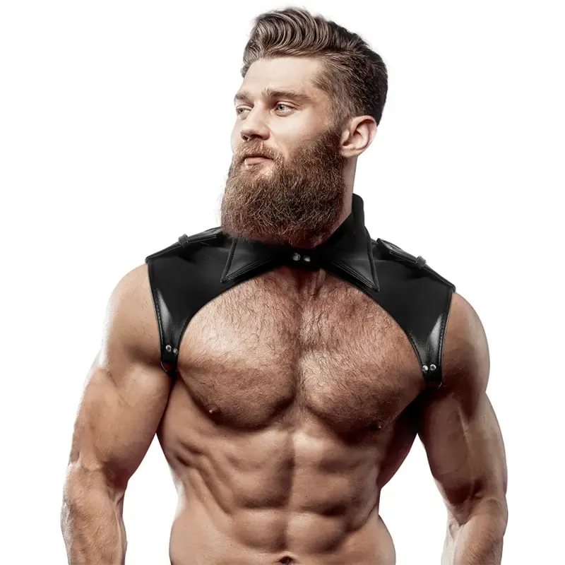 Harnais Poitrine Brigade Éco-Cuir Réglable - Fetish Submissive