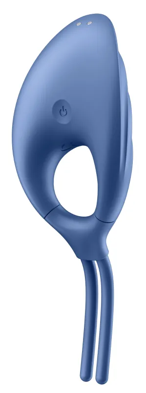 Anneau pénien vibrant SWORDSMAN Satisfyer Bleu