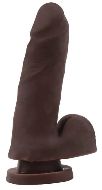 Gode réaliste THE GLAD EYE 11 x 3 cm Marron