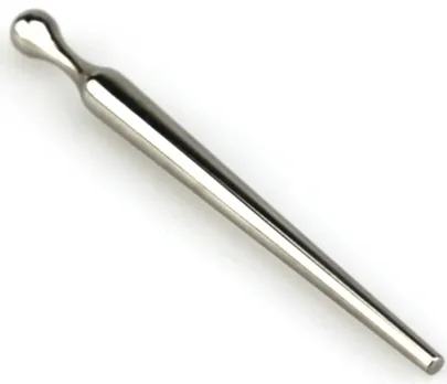Tige d'urètre en métal ELEPHY 9cm - Diamètre 3 à 8mm