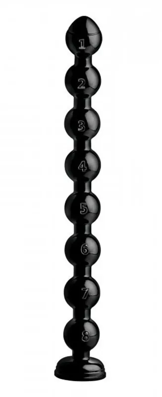 Beaded Thick Anal Snake Analdildo - 19 inch