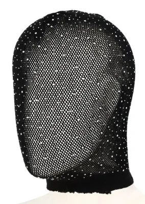 Cagoule en Résille avec Strass DIAMANDS