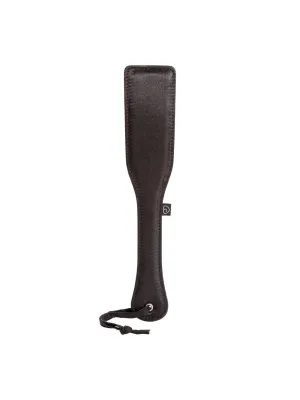 Paddle cuir et satin noir