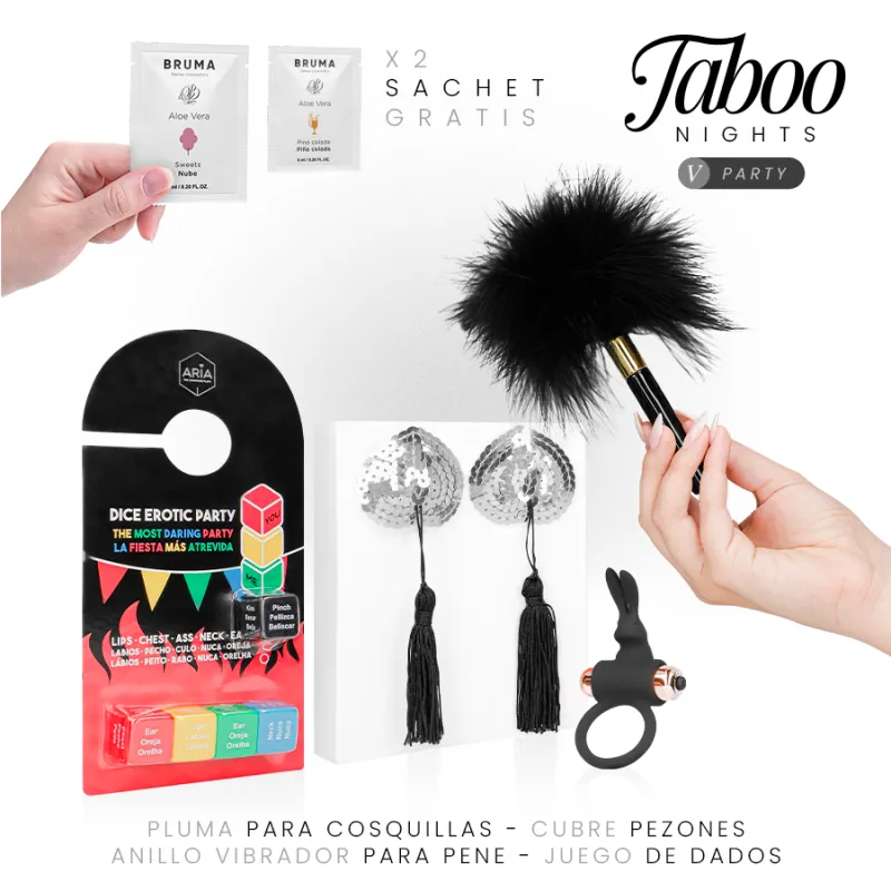 Coffret érotique Taboo Nights 5 Party - Jeu sensuel pour couples
