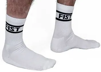Mr B - Mister B Chaussettes blanches FIST x2 Paires