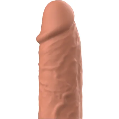 Manchon pénien Extension réaliste V3 +2cm marron - VirilXL