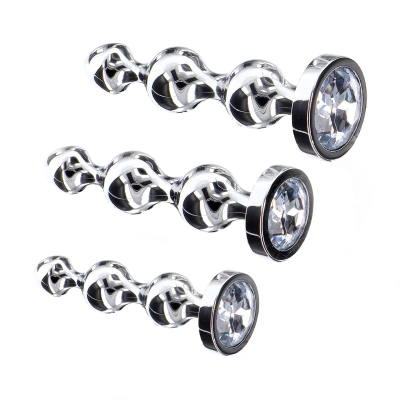 Jouet anal orné Diamond Star Beads
