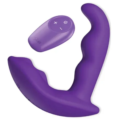 Plug Anal Vibrant Rotatif avec Télécommande Violet - She.E.O