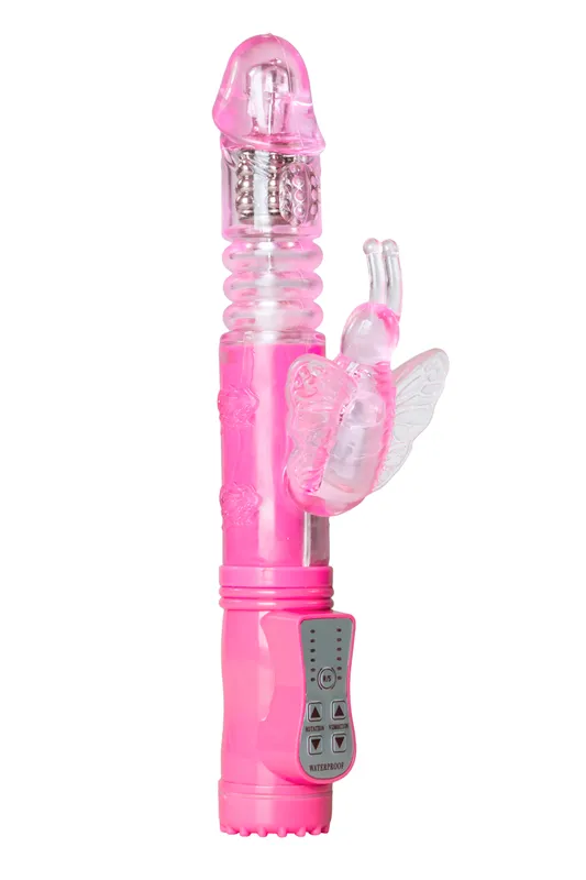 EasyToys - Vibromasseur rabbit papillon - Rose