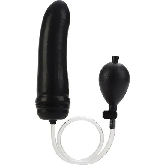 Plug Anal Gonflable 15,5 cm avec Pompe Noir - CalExotics
