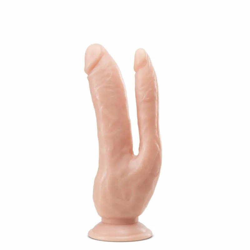 Dr. Skin - Double godemiché 8,5" - Vanille