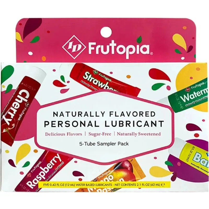 Lubrifiant aromatisé ID Frutopia assortiment 5 saveurs - ID Lubricants