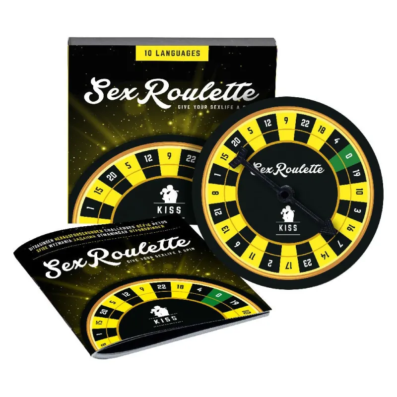 Jeu Sex Roulette Kiss - 12 cm