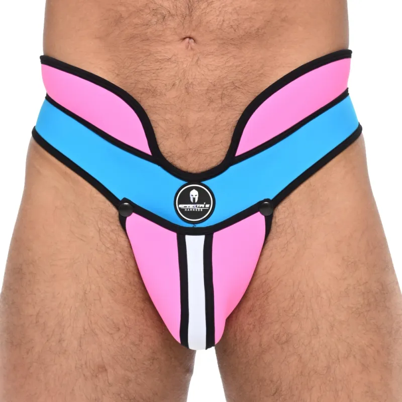 Slip Néoprène APOLLO Rose-Bleu
