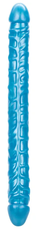 Double Gode SIZE QUEEN 43 x 4.2cm Bleu