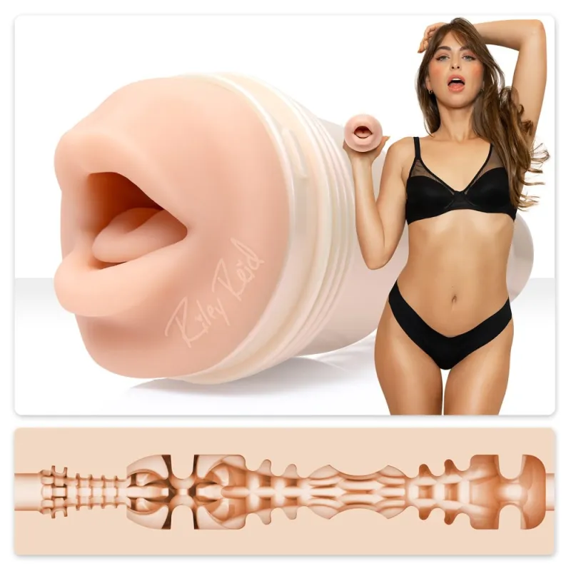 Masturbateur Réaliste Fleshlight RILEY REID INSOMNIA Bouche