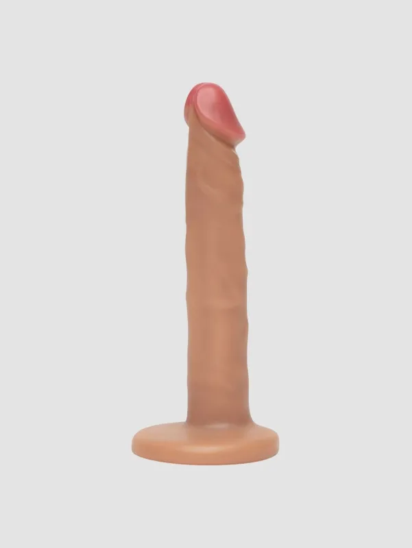 Gode anal ventouse 15,2 cm Slimline Basic Beige