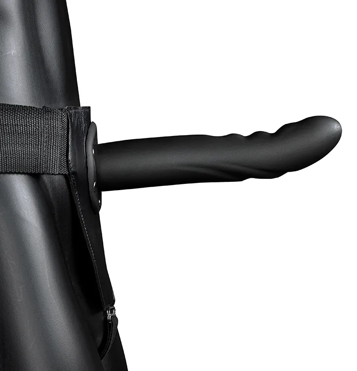 Gode ceinture creux HOLLOW STRAP Textured Curved 20 x 4cm