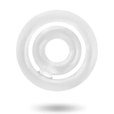 Anneau Pénien Double Potenz Transparent - Addicted Toys